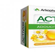 Activox Pastilles Miel Citron Sans Sucre - 24 pastilles