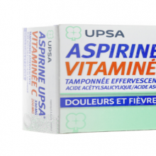 Aspirine Upsa Vitaminée C - 20 comprimés effervescents