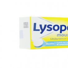 Lysopaïne Maux de gorge Menthe sans sucre - 36 comprimés