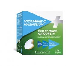 Nutrisanté Vitamine C Magnésium - 24 comprimés à croquer
