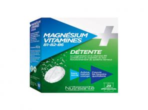 Nutrisanté Magnésium Vitamines B1/B2/B6 - 24 comprimés effervescents