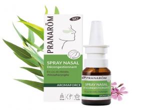 Pranarom Aromaforce Spray nasal décongestionnant BIO - Spray nasal 15mL