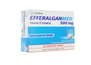 EfferalganMed 500mg - 16 comprimés effervescents sécables