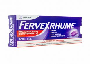 Fervex Rhume Adultes - 16 comprimés