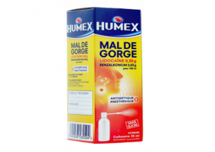 Humex Mal de Gorge Citron - Collutoire 35mL