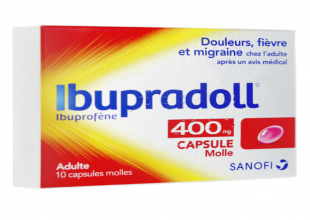 Ibupradoll 400mg Adulte - 10 Capsules molles