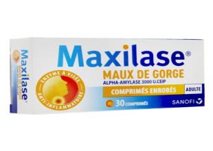 Maxilase Maux de Gorge Adulte - 30 comprimés