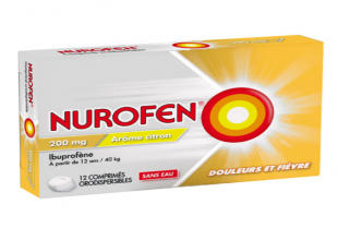 Nurofen 200mg Citron - 12 comprimés orodispersibles