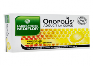 Oropolis Miel Citron - 20 pastilles