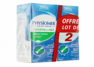 Physiomer Hygiène du Nez Spray Doux - Spray nasal Lot de 2 x 135mL
