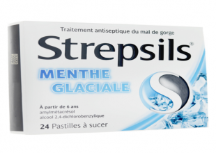 Strepsil Menthe Glaciale - 24 pastilles