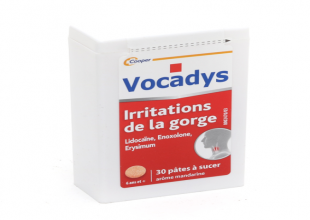 Vocadys Mandarine - 30 pâtes à sucer