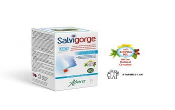 Aboca Salvigorge 2Act sans alcool - Spray buccal 30mL