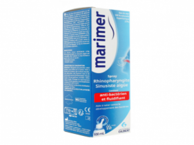 Marimer Rhinopharyngite Sinusite aigüe - Spray nasal 100mL